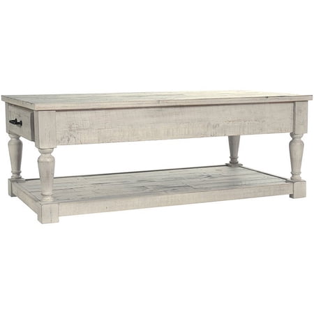 Bowery Hill Storage Coffee Table in Whitewash