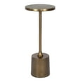 thumbnail image 1 of Bowery Hill Traditional Aluminum Drink Table in Antique Gold, 1 of 5