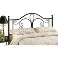 thumbnail image 1 of Bowery Hill Traditional Full Queen Metal Headboard in Antique Brown, 1 of 1