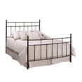 thumbnail image 1 of Bowery Hill Traditional King Metal Spindle Bed in Antique Bronze, 1 of 3