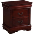 thumbnail image 1 of Bowery Hill Traditional / Modern Wood Nightstand in Cherry Finish, 1 of 6