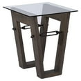 thumbnail image 1 of Bowery Hill Traditional Reclaimed Wood End Table in Brown Finish, 1 of 3