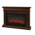 thumbnail image 1 of Bowery Hill Traditional Solid Wood Electric Fireplace in Dark Walnut, 1 of 7