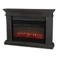 thumbnail image 1 of Bowery Hill Traditional Solid Wood Electric Fireplace in Gray, 1 of 7
