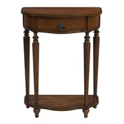 Bowery Hill Traditional Wood Antique Cherry Console Table with Storage