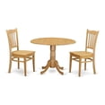 thumbnail image 1 of Bowery Hill Traditional Wood Dining Set in Oak, 1 of 6
