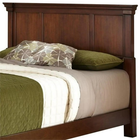 Bowery Hill Traditional Wood King Headboard in Brown