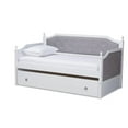 thumbnail image 1 of Bowery Hill Traditional Wood Twin Daybed with Trundle in White, 1 of 10