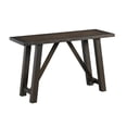 thumbnail image 1 of Bowery Hill Transitional 24"H Counter Height Wood Dining Bench in Rustic Gray, 1 of 10