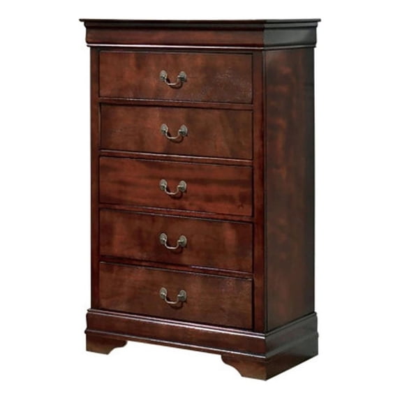 Bowery Hill Wood Warm Dark Brown Chest Rectangular 48.38"H Unassembled