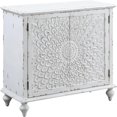 thumbnail image 1 of Bowery Hill Transitional Console Table in Antique White Finish, 1 of 1