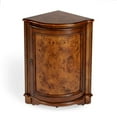 thumbnail image 1 of Bowery Hill Transitional End Table Coffee Accent Table Triangle in Wood - Brown, 1 of 12