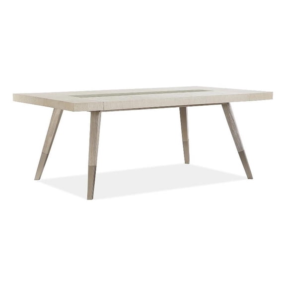 Bowery Hill Transitional Extendable Rectangular Dining Table