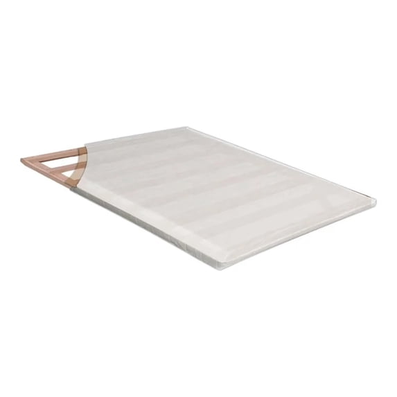 Bowery Hill Transitional Fabric 2" Twin Bunkie Board in White