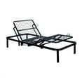 thumbnail image 1 of Bowery Hill Transitional Metal Twin XL Adjustable Bed Frame in Black, 1 of 7
