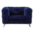 thumbnail image 1 of Bowery Hill Transitional / Modern Fabric Chair in Blue Finish, 1 of 4