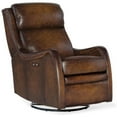 thumbnail image 1 of Bowery Hill Transitional Power Swivel Glider Recliner in Brown, 1 of 4