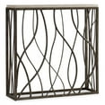 thumbnail image 1 of Bowery Hill Transitional Thin Metal Console Table in Cream, 1 of 3