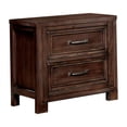 thumbnail image 1 of Bowery Hill Transitional Wood Nightstand with USB Outlet in Oak, 1 of 7