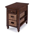 thumbnail image 1 of Bowery Hill Transitional Wood Top 1 Drawer End Table in Brown, 1 of 1