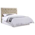 thumbnail image 1 of Bowery Hill Tufted Queen Headboard in Oatmeal, 1 of 3