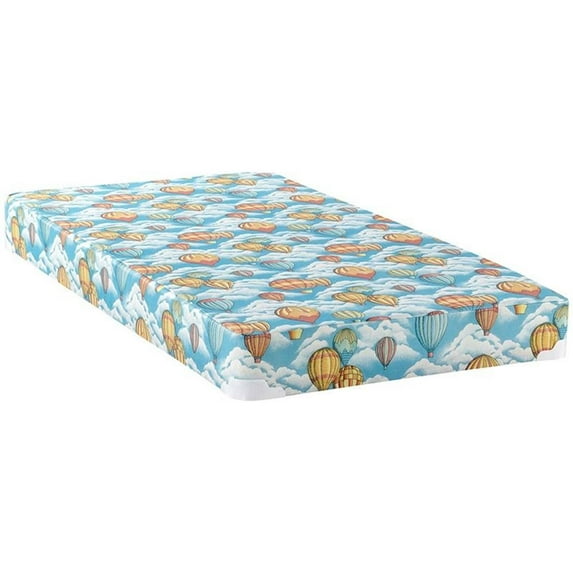 Bowery Hill Twin Bunk Bed Mattress in Blue