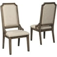 thumbnail image 1 of Bowery Hill Upholstered Dining Side Chair in Rustic Brown (Set of 2), 1 of 1