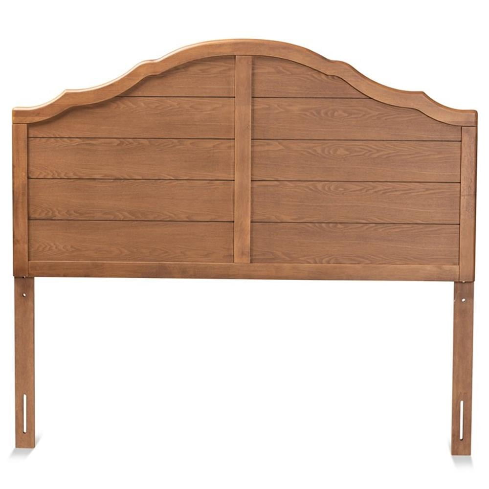 Bowery Hill Vintage Walnut Finished Wood Queen Size Headboard