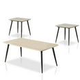 thumbnail image 1 of Bowery Hill Wood 3-Piece Coffee Table Set in Natural Tone Finish, 1 of 7