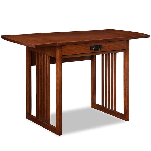 Bowery Hill Wood Computer Office Desk in Mission Oak