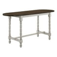 thumbnail image 1 of Bowery Hill Wood Counter Height Table With Drop Leaf in Walnut, 1 of 8