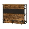 thumbnail image 1 of Bowery Hill Wood Industrial Home Bar Unit With Stemware Rack in Antique Nutmeg, 1 of 8