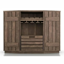 Bowery Hill Wood Multi-Storage Buffet in Reclaimed Oak Finish