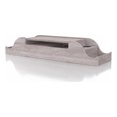 thumbnail image 1 of Bowery Hill Wood Wall Mounted Makeup Vanity in Coastal White, 1 of 12