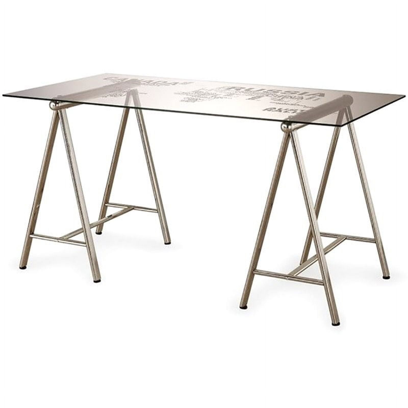 Nemeth glass writing desk deals