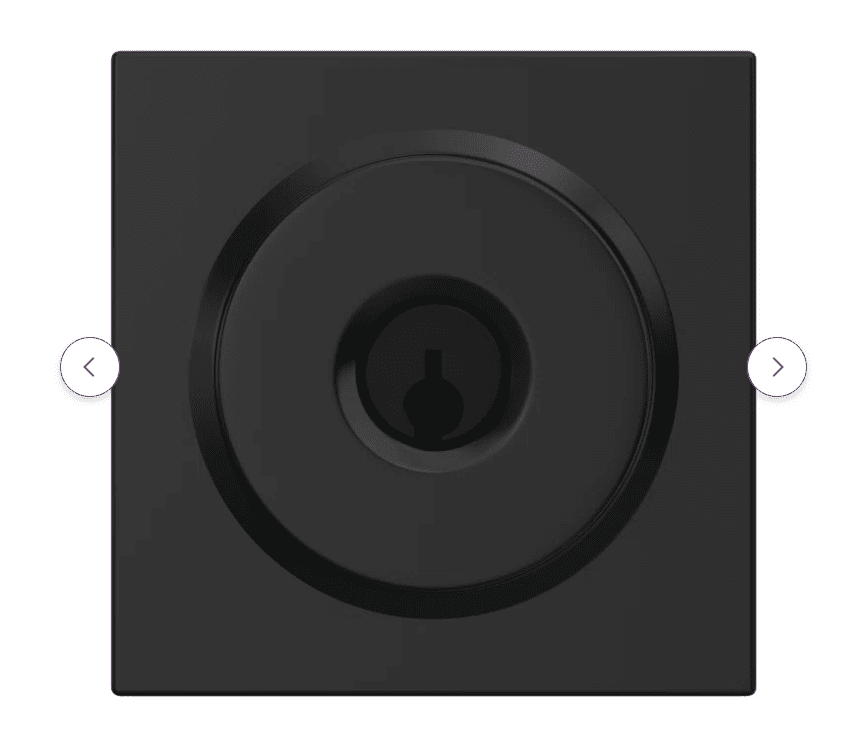 Bowery Matte Black Keyed Entry Door Knob with Collins Trim