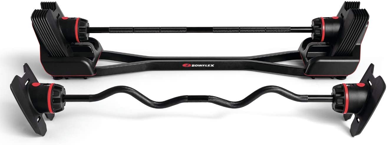 Bowflex SelectTech 2080 Barbell with Curl Bar, 20 to 80 lbs, Free 2-Month JRNY Membership - image 1 of 11