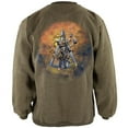 thumbnail image 1 of Bowhunter Broadhead Henley Mens Pullover Sweatshirt, 1 of 1
