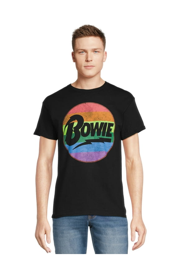 Bowie Men’s Graphic Tee with Short Sleeves, Sizes S-3XL