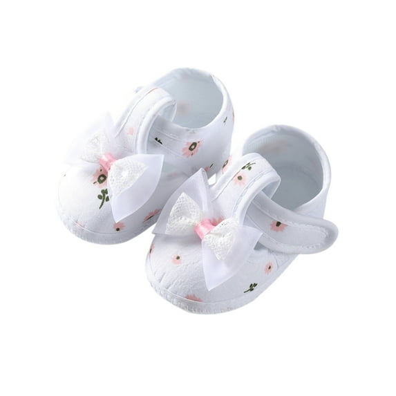 Bowknot Baby Girls Shoes for Spring and Autumn season Soft Sole Shoes Pre-step Shoes suitable for 0-1 Year Old Baby