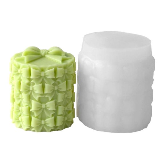 Bowknot Christmas Tree Silicone For Soap Chocolate Crafting Projects