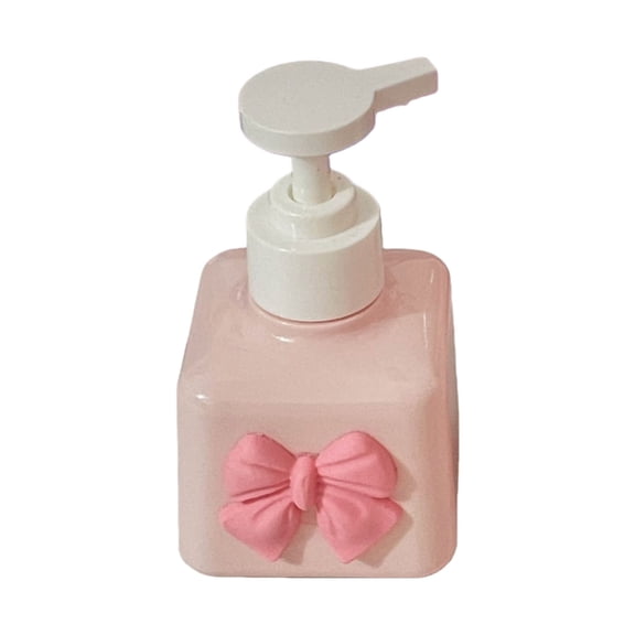Bowknot Design Liquid Dispenser Soap Holder for Bathroom Countertop Organizing