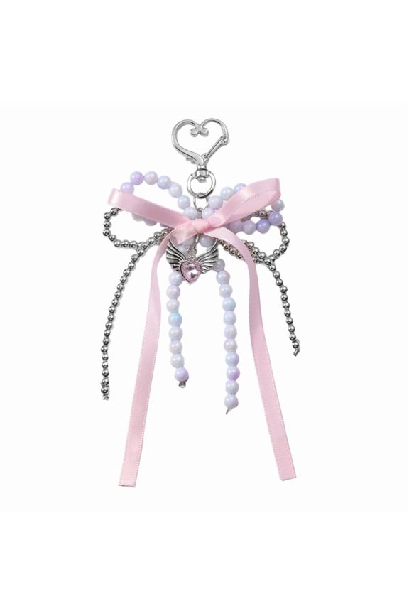 Bowknot Key Ornament Delicate Ribbon Keychain Pendant Aesthetic Key Holder Perfect for Adding a Touch of Elegances