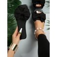 Bowknot Slippers, Women's Slipons With Butterfly Decoration, Nonslip