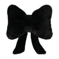 thumbnail image 1 of Bowknot Throw Pillow - Plush White Decorative Bow Pillow for Bed, Sofa & Car Headrest - Soft Furry Cushion for Home Decor & Christmas Accents, 1 of 5