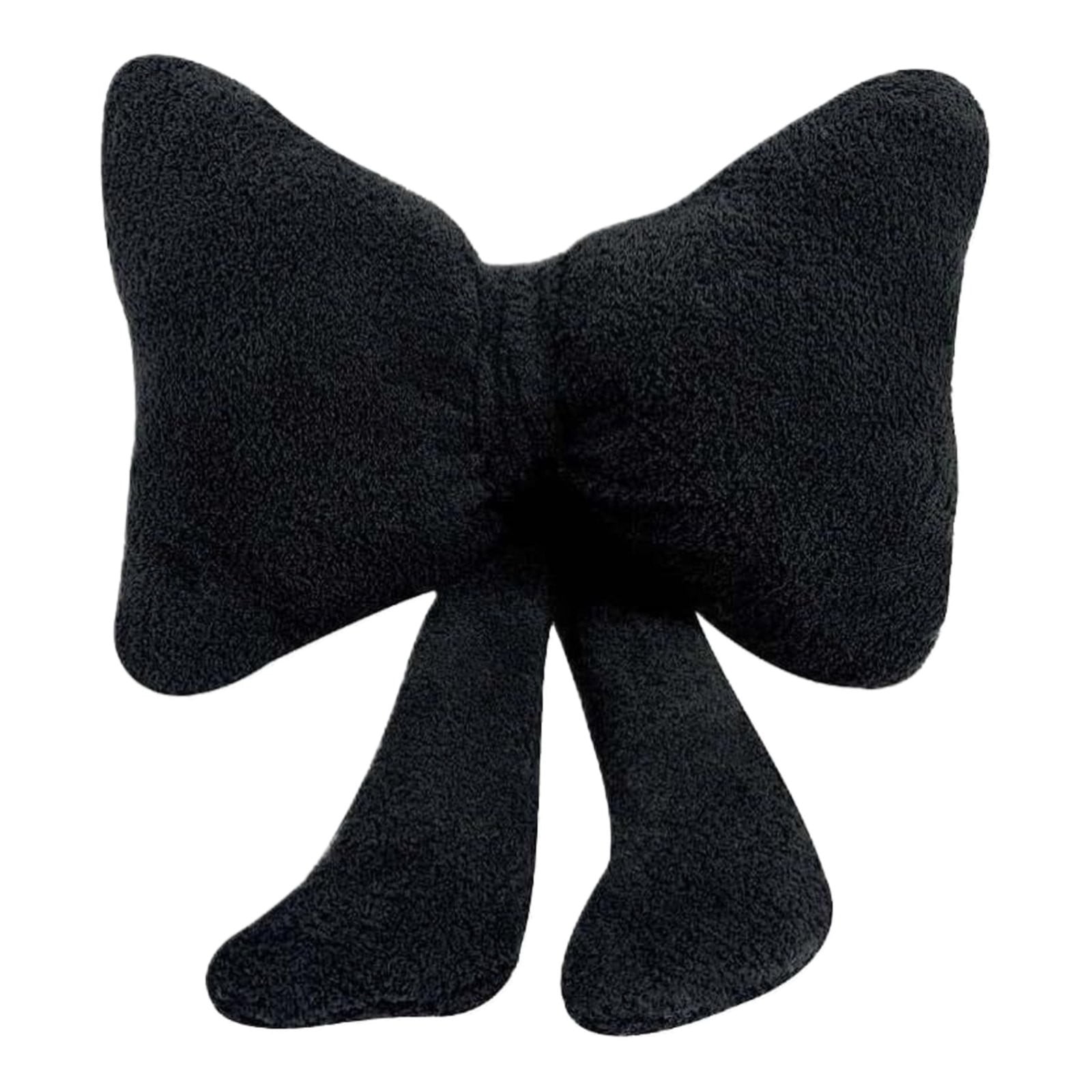 Bowknot Throw Pillows Bow Decorative Pillow Aesthetic Home Decor Knot Plush Pillows Soft Seat Cushions Cute Throw Pillow for Bed, Couch, Sofa, Living Room, Girls Room Decor