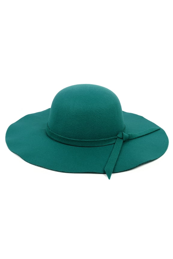 Bowknot Wide Brim Floppy Hat