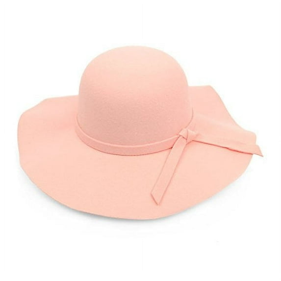 Bowknot Wide Brim Floppy Hat