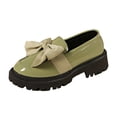 thumbnail image 1 of YLYL Women's Patent Leather Platform Loafers with Bow Chunky Heel Lug Sole Slip on Casual Office Work Dress Shoes, 1 of 9