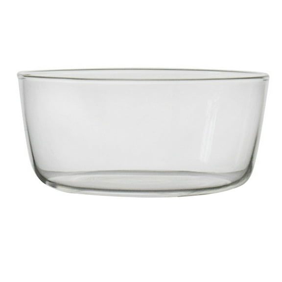 HOMEMAXS Transparent Glass Bowl for Home Use Stable High Borosilicate Material Easy to Clean 1PC